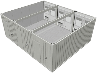 20ft accommodatie container