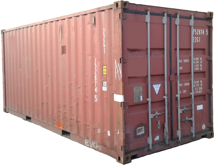 20ft gebruikte zeecontainer