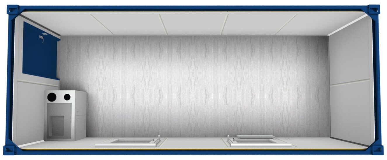 20ft accommodatie container met keuken