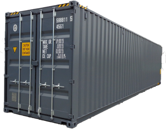 40ft high cube dubbele deur container