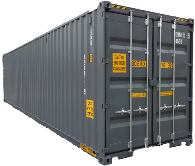 40ft high cube dubbele deur container