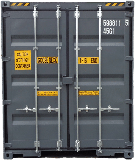 40ft high cube dubbele deur container