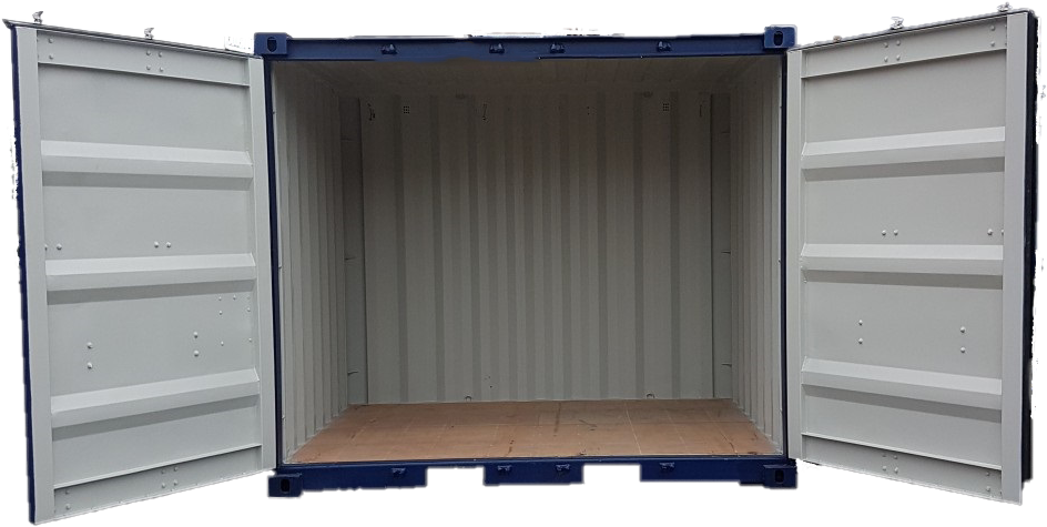 10ft side door container