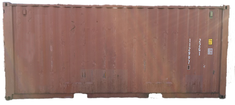 20ft gebruikte zeecontainer