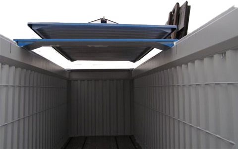 40ft open top container