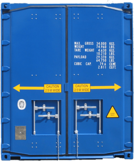 40ft pallet wide container