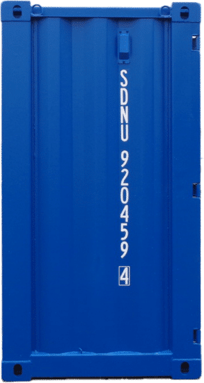 4ft opslag container - zijkant